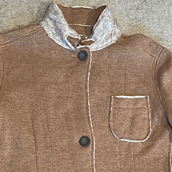 Swiss Chriss wool sweater jacket size L - Picture 3 of 10